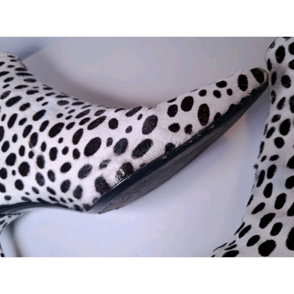 AGL Size 36 EU/6 US Calf Hair Animal Print Booties Attilio Giusti NEED HEELING - Picture 11 of 12